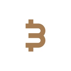 Letter B logo icon design template