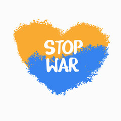 stand with Ukraine template banner pray for Ukrainian peace save Ukraine from russia stop war sticker