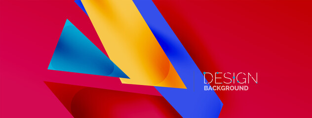 Background abstract overlapping shapes. Minimal composition vector illustration for wallpaper banner background or landing page