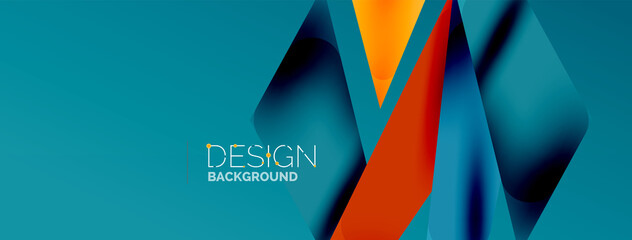 Background abstract overlapping shapes. Minimal composition vector illustration for wallpaper banner background or landing page