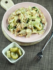 크림치즈 치킨 스튜, 음식, 요리