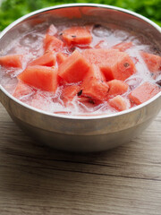 수박화채, 음식, 요리
