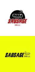 Collection of logo sausage grill for your business