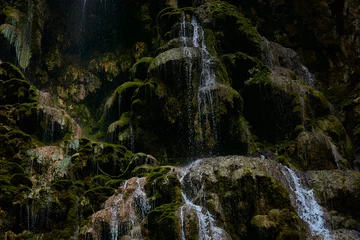 Fototapeten Riachuelo sobre rocas en grutas de Tolantongo © Ideas Fotográficas