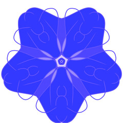 decorative purple amethyst flower mandala illustration suitable for ornament