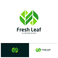 Leaf logo vector template, Creative Leaf logo design concepts