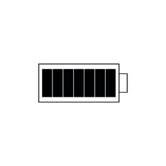 Vector image of a phone battery icon