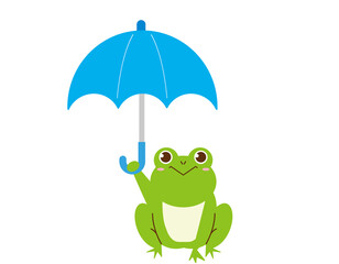 かわいいカエル　ベクターイラスト