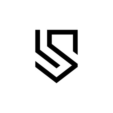 l s ls initial logo design vector template
