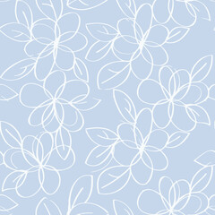 seamless pattern with flowers
