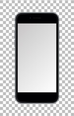 Smartphone isolated on transparent background. - 503397810