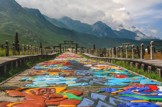 Colorful Road Temple, Naxi Village Lijiang Yunnan China