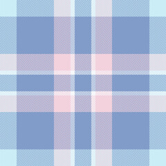 Plaid check pattern. Seamless fabric texture. Tartan textile print.