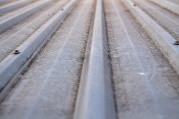 Roof truss made of mild steel