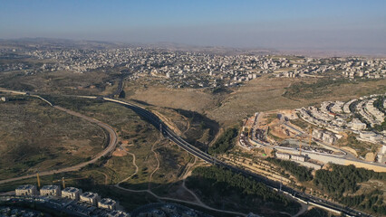 North jerusalem Palestinean village on the hills,may 2022
