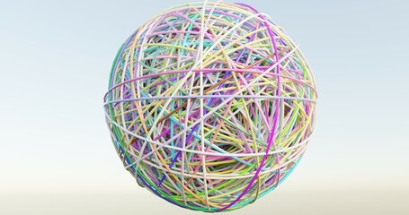 close up of colorful bands