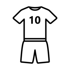 Icon Of Football Uniform