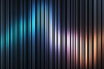 Creative digital lines background. Design and technology Bg concept. 3D Rendering.