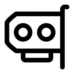 vga card line icon