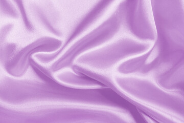 Purple pastel fabric texture background, detail of silk or linen pattern.
