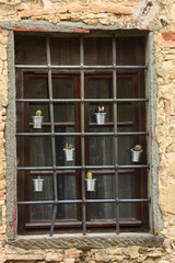 Castello e borgo di Poppiano, Chianti. Toscana, Italia