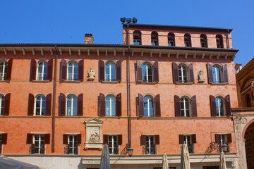 Fototapeta na wymiar Typical Verona architecture in Old Town