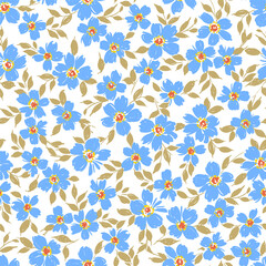 Seamless and impressive cute floral pattern,