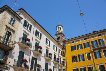 Typical Verona architecture in Old Town