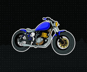 retro motorcycle 