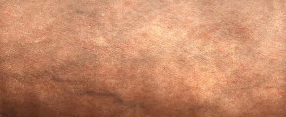 Abstract art background light orange and coral colors. Watercolor painting on canvas with soft peach gradient. Fragment of artwork on paper with waves pattern. Texture backdrop.