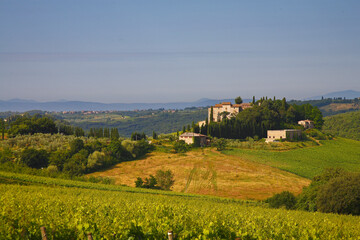 San Giusto Rentennano, tipico borgo del Chianti toscano