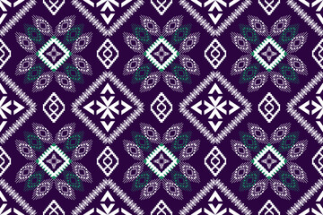 Geometric ethnic oriental traditional pattern.Figure tribal embroidery style.Design for background,wallpaper,clothing,wrapping,fabric,vector illustration