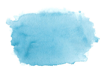Abstract pink watercolor splash texture isolated on white background. Bright paint blue stain...