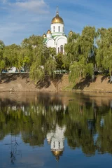 Tuinposter Church of the Nativity in Tiraspol in Transnistria © Fyle