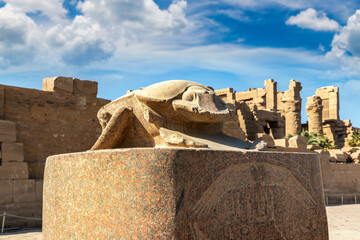Sacred Scarab at Karnak temple, Luxor