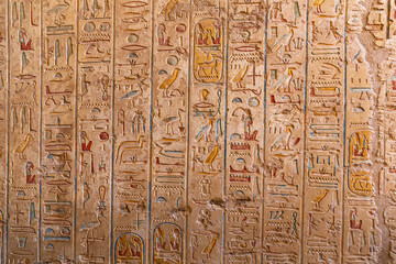 Tomb of Merneptah, Luxor, Egypt - obrazy, fototapety, plakaty
