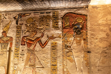 Tomb of Rameses III, Luxor, Egypt