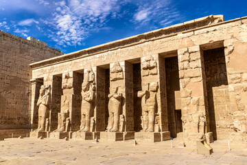 Medinet Habu temple in Luxor