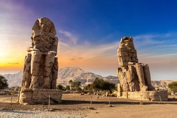 Foto op Plexiglas Colossi of Memnon in Luxor © Sergii Figurnyi