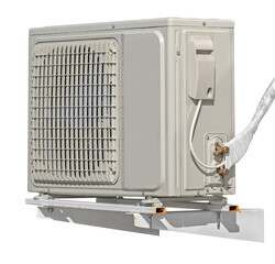 air conditioning compressor isolated on white