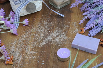 Organic natural soap, spa handmade artisan cosmetics