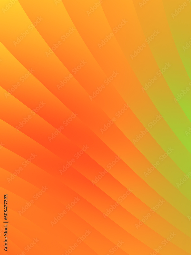 Aufkleber Modern wave gradient 3d rendering soft colorful background. Abstract minimal style. Digital illustration