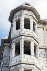 building under construction against sky