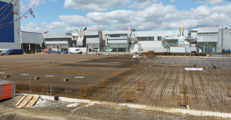 Fundament, Baustelle