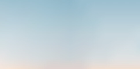 Gradient blue background . The color of the morning sky