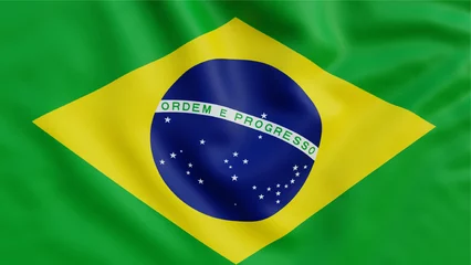 Fotobehang brazil flag © ayoubbani