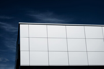 exterior wall of a contemporary commercial style building
