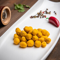 food for beer. Snack. Salty food.