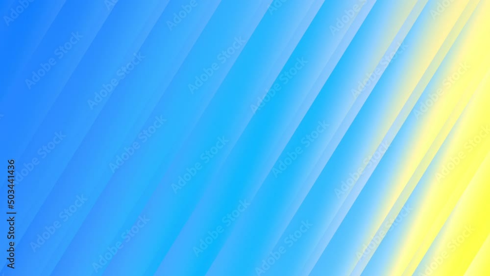 Poster diagonally moving gradient waves loop animation background 3d rendering hd