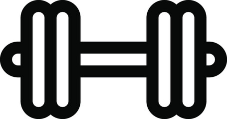 icon illustration of dumbbell icon